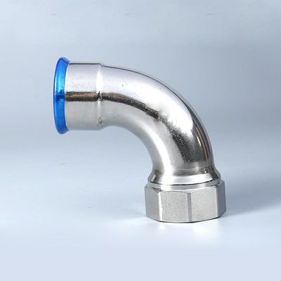 Cotovelo 2Mpa do ajuste do impulso da compressão métrica industrial da linha interna de 90 graus