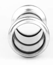 Tipo tipo/V encaixes de aço inoxidável dos encaixes M do ajuste de imprensa sanitários do encanamento de Inox