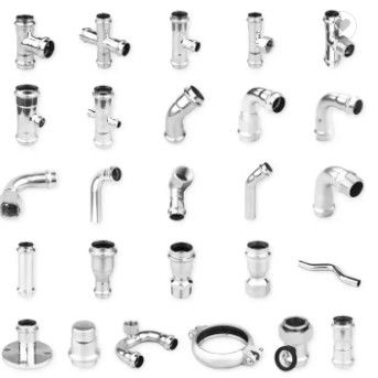 Encaixes SS304L/SS316L do ajuste de imprensa de Mapress com M Profile Press