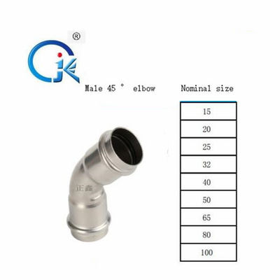 Encaixes inoxidáveis DN15 da imprensa de 300 séries - amostras grátis DN100