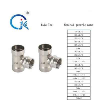 DVGW/WRAS M Profile Press Fittings 1.6MPa que acopla o encaixe de aço inoxidável